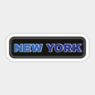 New York Sticker